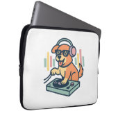 DJ Dog Laptopschutzhülle (Vorne Rechts)