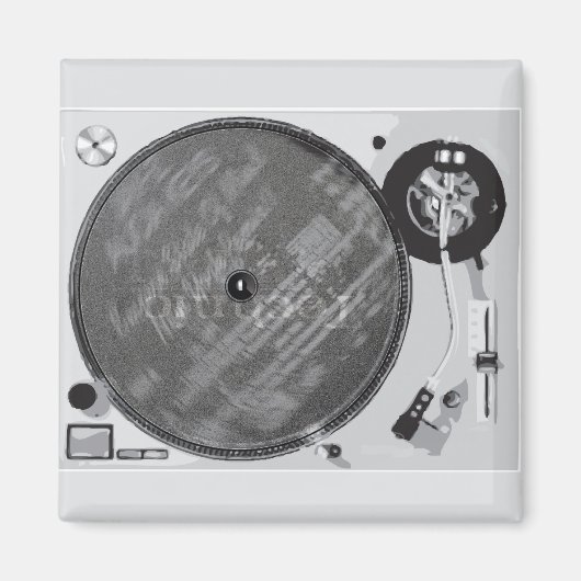 DJ-Drehteller Magnet (Vorne)