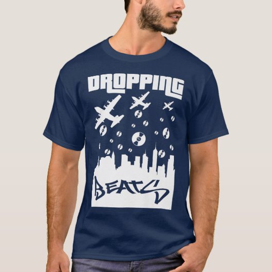 DJ - Dropping Beats Premium T-Shirt (Vorderseite)