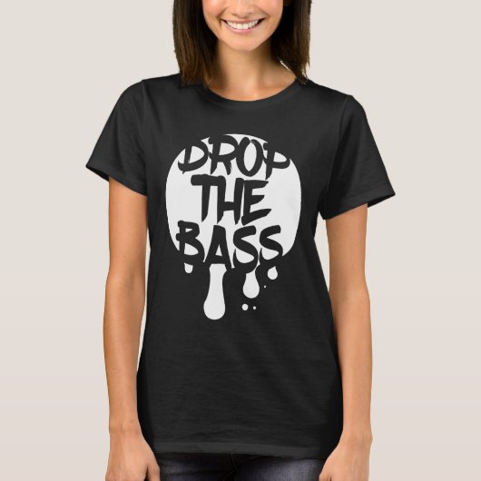 DJ - Dubstep Rave Shirt Riddim Drop The Bass Edm J (Vorderseite)