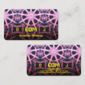 DJ EDM Business Card Visitenkarte (Vorne/Hinten)