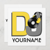 DJ-Einladung Einladung (Vorne/Hinten)