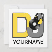 DJ-Einladung Einladung (Vorderseite)