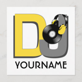 DJ-Einladung Einladung