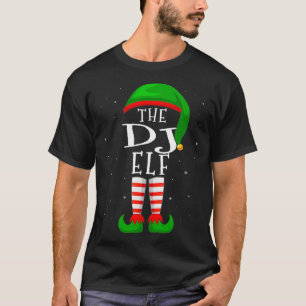 DJ Elf Funny Matching Family Group Weihnachten T-Shirt