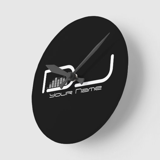 DJ Equalizer Wall Clock Runde Wanduhr (Winkel)