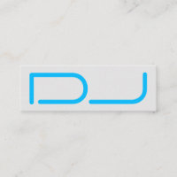 DJ etikettieren riesiges stehen heraus Logoart