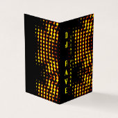 DJ Eventplaner Faltete Visitenkarte Visitenkarten (Vorderseite)