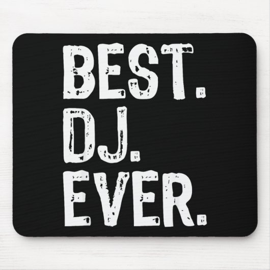 Dj Ever Funny Gift Christmas Mousepad (Vorne)