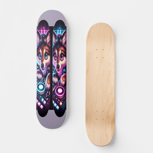 DJ Eyes Skateboard (Vorderseite)