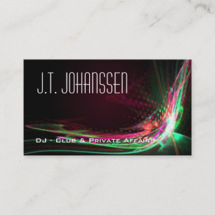 DJ - Färben Sie Explosions-berufliche Visitenkarte