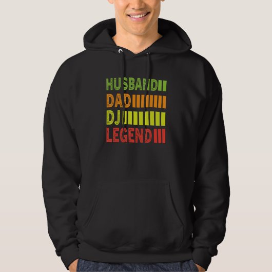 DJ Father s Day Husband Dad Dj Legend Music Dj Hoodie (Vorderseite)