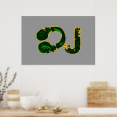 DJ for walls, play the music Poster (Küche)
