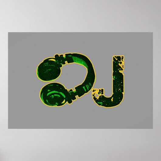 DJ for walls, play the music Poster (Vorne)