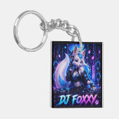 DJ FOXXY DOPPELSEITIG SCHLÜSSELANHÄNGER (Vorderseite links)