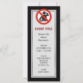 DJ Free Zone Einladung (Rückseite)