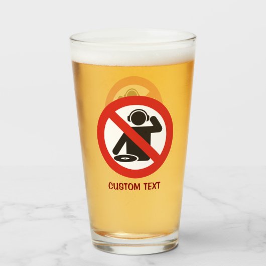 DJ Free Zone Glas (Vorne (Gefüllt))