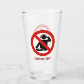 DJ Free Zone Glas (Vorderseite)