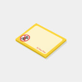 DJ Free Zone Post-it Klebezettel (angewinkelt)