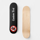 DJ free zone Skateboard Deck (Vorderseite)
