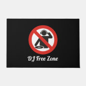 DJ-freie Zone Türmatte (Vorderseite)
