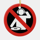 DJ-Freizone Keramik Ornament (Vorne)