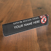 DJ-Freizone Namensplakette (Seite)