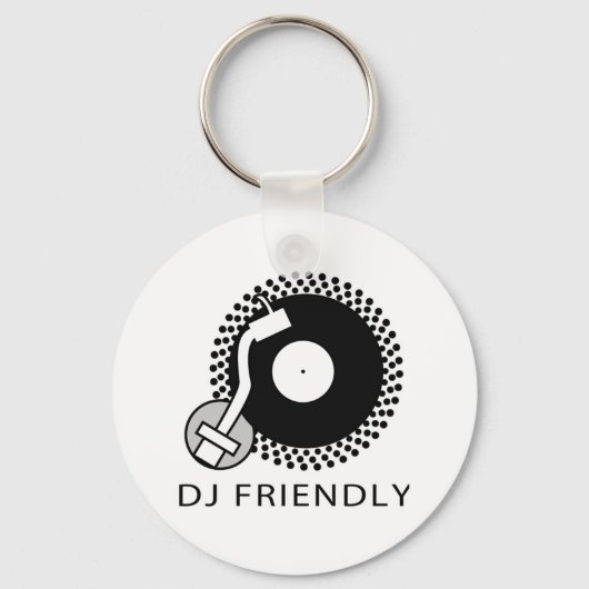 DJ Friendly Schlüsselanhänger (Vorderseite)