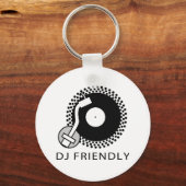 DJ Friendly Schlüsselanhänger (Vorderseite)