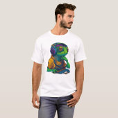 DJ Frog-Musik T-Shirt (Vorne ganz)