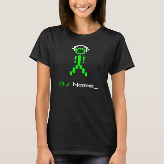 Dj Fügen Sie Ihren Namen hinzu T-Shirt (Vorderseite)