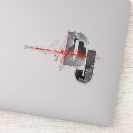 DJ. Fühlen Sie die Musik Aufkleber (Detail)