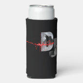 DJ. Fühlen Sie die Musik Selters Dosenkühler (Seltzer Vorderseite)