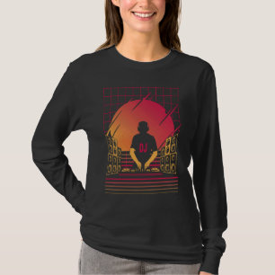 DJ für Mens Graphic Techno Discjockey Disk Jockey T-Shirt