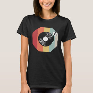 DJ für Mens Graphic Techno Discjockey Disk Jockey T-Shirt
