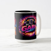 DJ GABI 2 Two-Tone KAFFEETASSE (VorderseiteRechts)