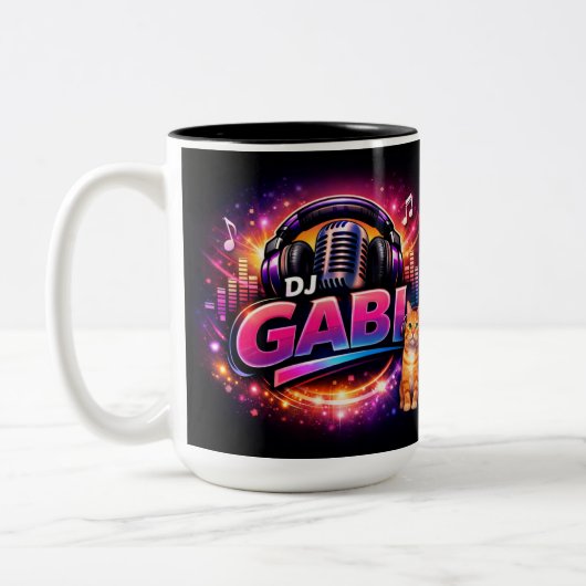 DJ GABI 2 Two-Tone KAFFEETASSE (Links)