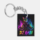 DJ GABI DOPPELSEITIG SCHLÜSSELANHÄNGER (Vorderseite links)