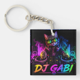 DJ GABI DOPPELSEITIG SCHLÜSSELANHÄNGER