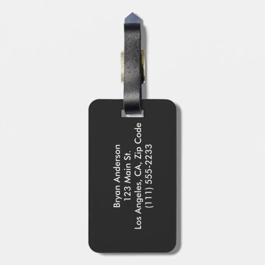 DJ-Gepäckanhänger Gepäckanhänger (Rückseite vertikal)