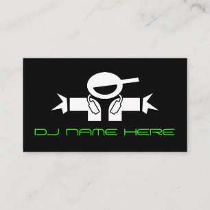 DJ-Geschäftskarten Visitenkarte