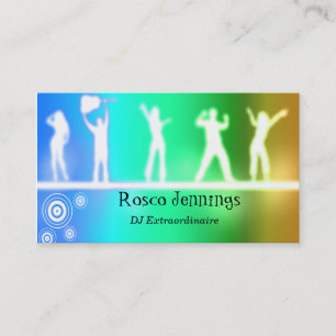 DJ-Gewohnheits-Visitenkarte Visitenkarte