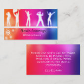 DJ-Gewohnheits-Visitenkarte Visitenkarte (Vorne/Hinten)