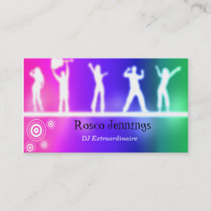 DJ-Gewohnheits-Visitenkarte Visitenkarte
