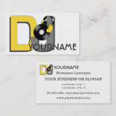 DJ-Gewohnheits-Visitenkarten Visitenkarte (Vorne/Hinten)