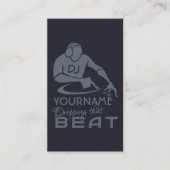 DJ-Gewohnheits-Visitenkarten Visitenkarte (Vorderseite)