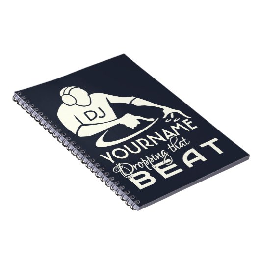 DJ-Gewohnheitsnotizbuch Notizblock (Rechte Seite)