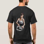 Dj Girl T-Shirt (Rückseite)