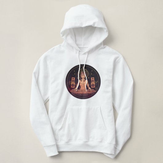 DJ Goddess Cosmic Beats Hoodie 🎧 🌌 (Design vorne)