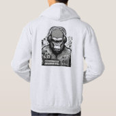 Dj Gorilla ape Hoodie (Rückseite)